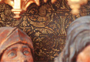 Zumaya: Parroquia dc San Pedro, retablo de San Antón.